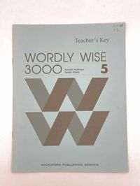 Wordly Wise 3000 5 Teacher's Key 1st Ed.
