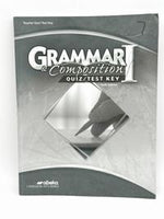Grammar I Composition Quiz/Test Key