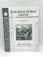 Fourth Form Latin Quizzes & Tests