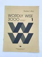 Wordly Wise 3000 1 Teacher Key 1st Ed.