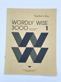 Wordly Wise 3000 1 Teacher Key 1st Ed.