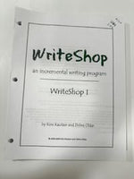 Write Shop I Student Workbook