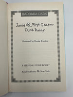 Junie B., First Grader:Dumb Bunny Book #27