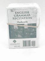 English Grammar Recitation Flashcards