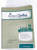 All About Spelling Level 2 Teacher's Manual