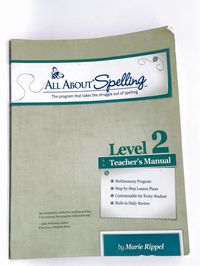 All About Spelling Level 2 Teacher's Manual