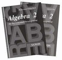 Saxon Algebra 2 Homeschool Testing Book & Answer Key