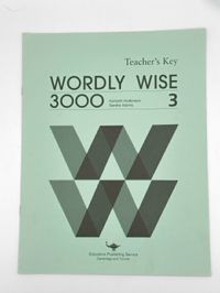 Wordly Wise 3000 Book 3 Teacher's Key 1st Ed.