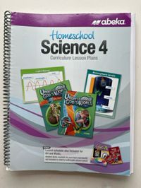 Abeka Homeschool Science 4 Curriculum Lesson Plans