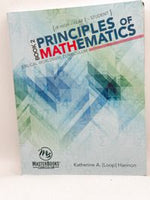 Principles of Mathematics Book 2 Biblical Worldview
