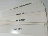 Let's Talk About Time Hanging Pocket Teaching Time