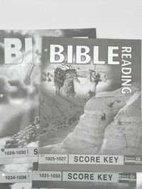 ACE Bible Reading Score Keys 1025-1036