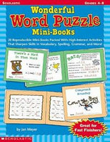 Wonderful Word Puzzle Mini-Books