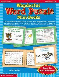 Wonderful Word Puzzle Mini-Books