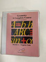 Video Text: Geometry A-C Set: A Complete Course with DVDs