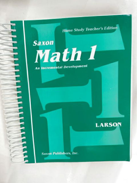 Saxon Math 1 Home Study Teacher's Edition