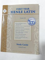 First Year Henle Latin Units I-II Study Guide