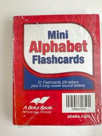 Mini Alphabet Flash Cards