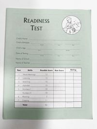 Readiness Test Student Workbook