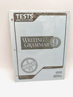 BJU Writing & Grammar 9 Test Answer Key 3rd Edition