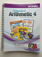 Abeka Homeschool Arithmetic 4 Curriculum Lesson Plans