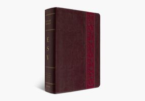 ESV Study Bible, Large Print TruTone®, Mahogany, Trellis Design, Indexed