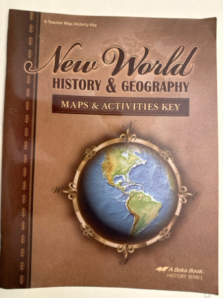 New World History & Geography Teacher Map/Activity Key