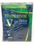 Abeka Workbook for Handbook of Grammar & Composition V Teacher Key & Test Key