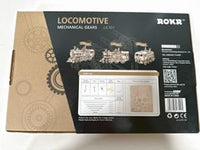 Rokr Locomotive 3D Wooden Puzzle with Mechanical Gears