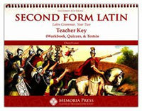 Second Form Latin Teacher Key (Workbook, Quizzes, & Tests)