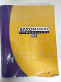 Saxon Math 87 Solutions Manual