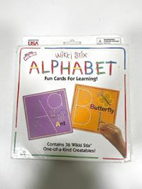 Wikki Stix Alphabet Fun Cards for Learning