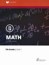 LifePac Math 7 Unit 1