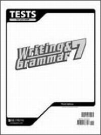 Writing and Grammar 7-Tests