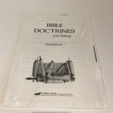Bible Doctrines for today Tests and Quizzes
