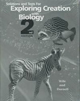 Exploring Creation with Biology Text and Solutions and Tests