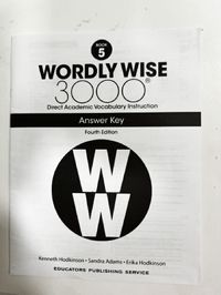 Wordly Wise 3000 Book 5 Answer Key