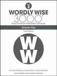 Wordly Wise 3000 2 Answer Key 4th