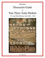 BiblioPlan Discussion Guide Year Three:Early Modern