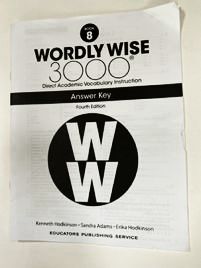 Wordly Wise 3000 Book 8 Answer Key