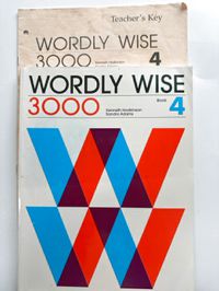 Wordly Wise 3000 Book 4 (Grade 7) & Teacher's Key