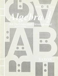 Saxon Algebra 1/2 Home Study Packet 2nd Ed.