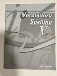 Vocabulary & Spelling V Student and Tests (4th Edition)