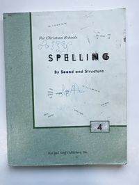 Rod and Staff Spelling 4 Workbook