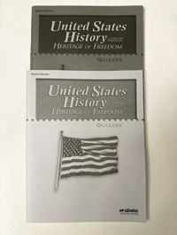 Abeka United States History: Heritage of Freedom Quizzes & Quiz Key