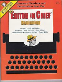 Editor in Chief Beginning