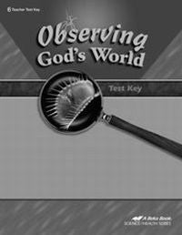 Observing God's World Teacher Test Key