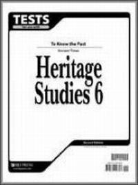 Heritage Studies 6 Tests (tests 1 & 3 writing)