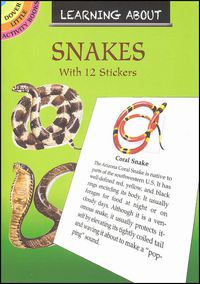 Learning About Snakes with 12 Stickers