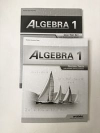 Abeka Algebra 1 Student Tests & Quizzes and Key